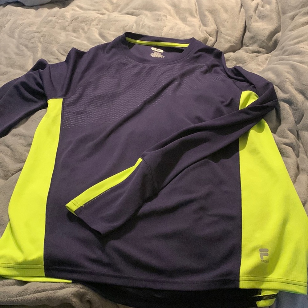 Navy and yellow